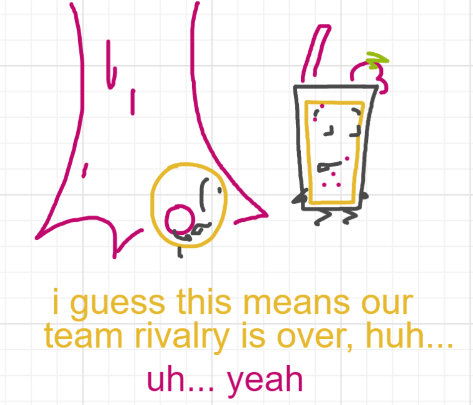 A panel from What's The Point, episode five of the Board Boards object show by Furretwalk/WalkingFurret.